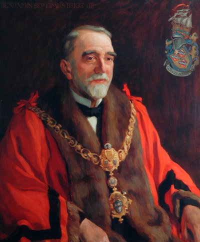 Benjamin Septimus Brigg, First Mayor of Kighley by Frederick Stead